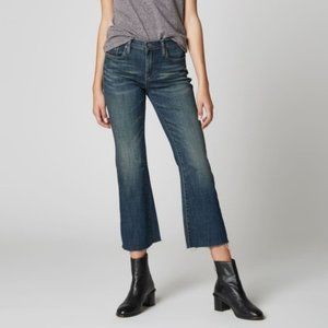 BLANK NYC The Varick Cropped Flare Jeans Size 28